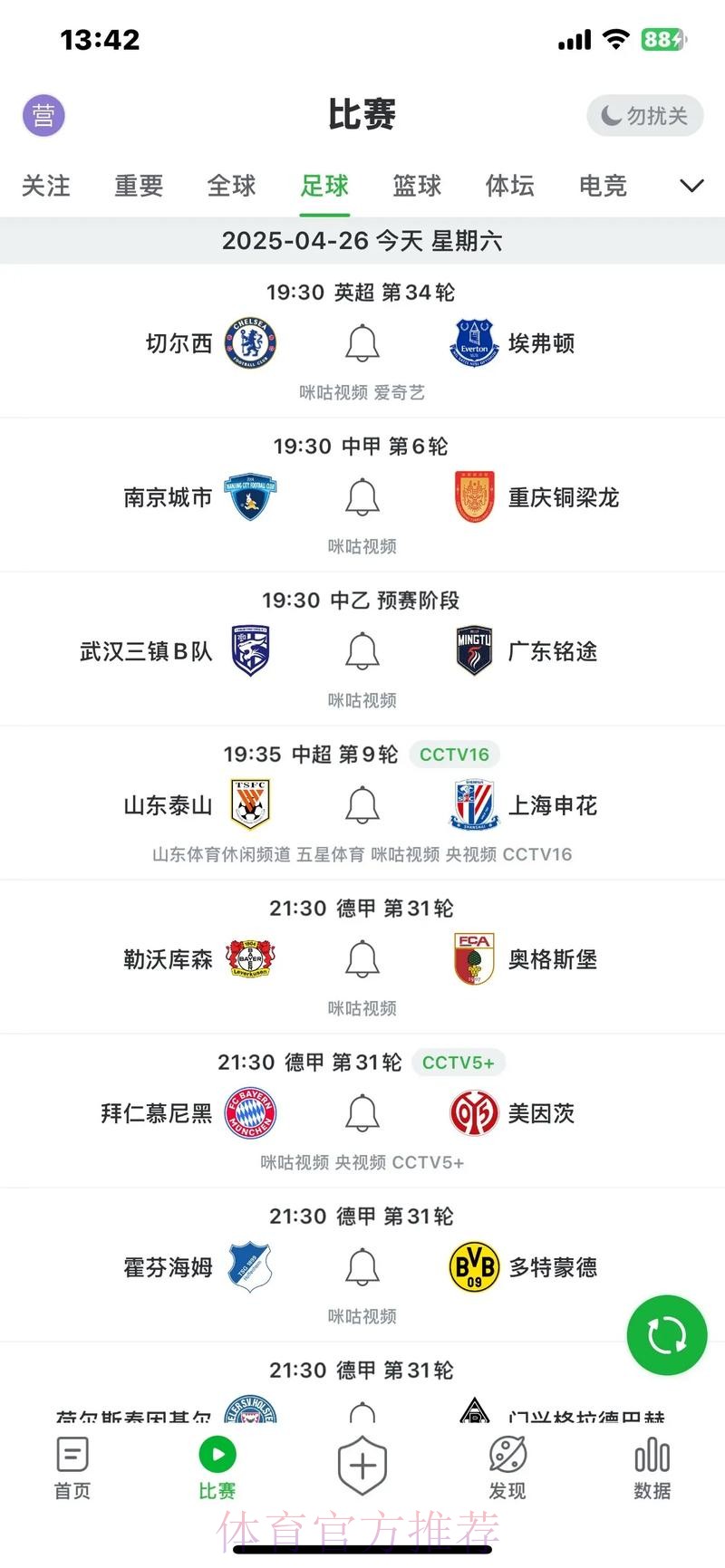 2019-2020五超联赛第十轮综述：5场比赛打入33球